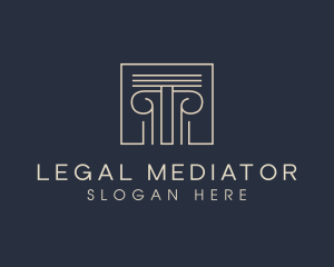 Pillar Legal Building  logo design