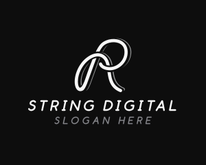 Fashion Designer String Letter R logo