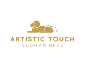 Lion Sculpture Decoration  logo