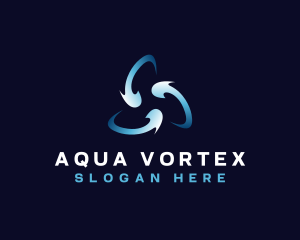 Cyber Tech Vortex logo design