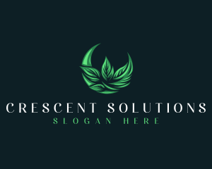 Crescent Leaf Landscaping logo design