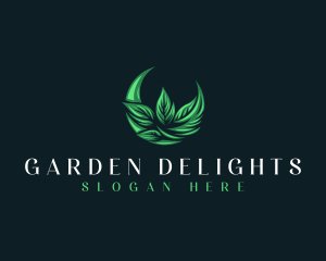 Crescent Leaf Landscaping logo design