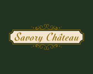 Premium Fancy Restaurant logo design