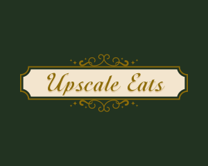 Premium Fancy Restaurant logo design