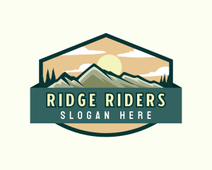 Sun Valley Mountain logo design