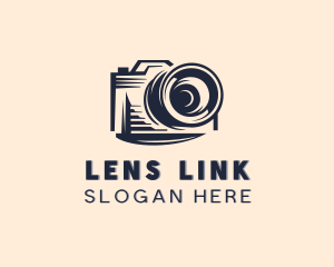 Dslr Camera Lens logo design