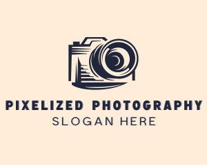 Dslr Camera Lens logo design