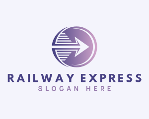 Express Courier Arrow logo design