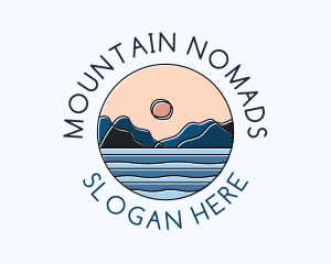 Mountain Field Coast logo design