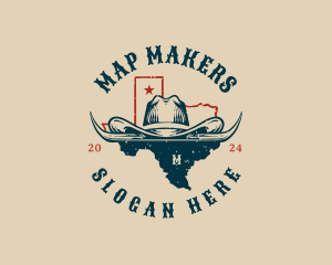 Texas Cowboy Hat logo design