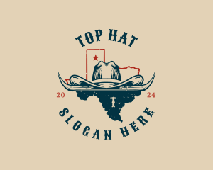 Texas Cowboy Hat logo design