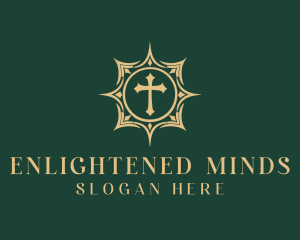 Cathedral Religion Cross logo