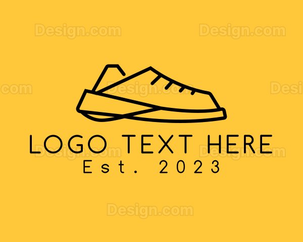 Simple Sneaker Shoe Logo