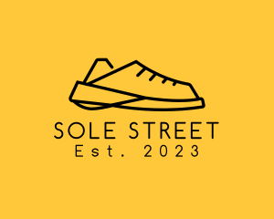 Simple Sneaker Shoe logo design