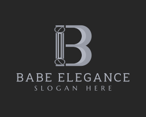 Elegant Pillar Column logo design