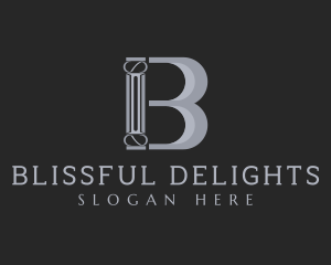 Elegant Pillar Column logo design