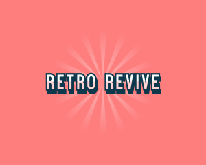 Retro Sunburst Entertainment logo design