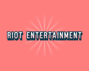 Retro Sunburst Entertainment logo