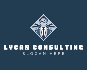 Male Consultant Supervisor logo design