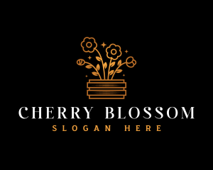 Botanical Flower Garden logo design