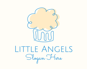 Simple Muffin Cupcake logo