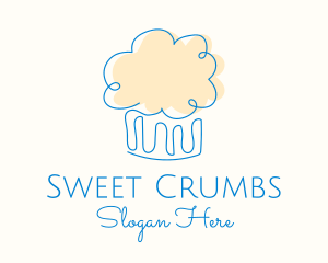 Simple Muffin Cupcake logo