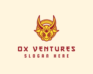 Festive Ox Head logo