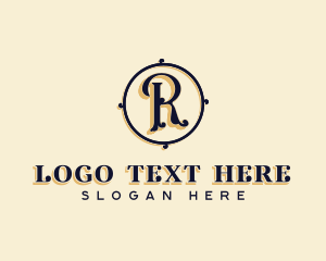 Premium Business Letter R logo