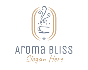 Coffee Cup Aroma logo design