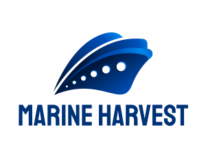 Marine Ship Cruise logo design