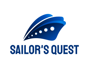 Marine Ship Cruise logo design