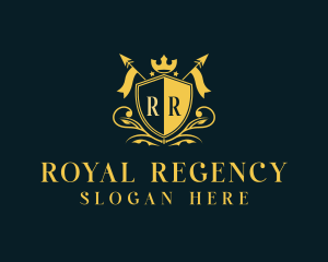 Royal Crown Shield logo design