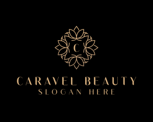 Lotus Floral Luxury logo design