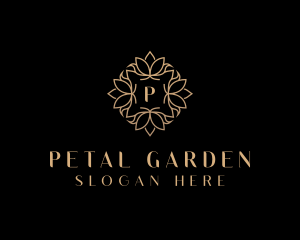 Lotus Floral Luxury logo design