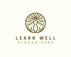 Woman Tree Wellness logo design