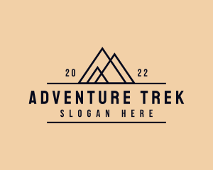 Adventure Mountain Peak logo design