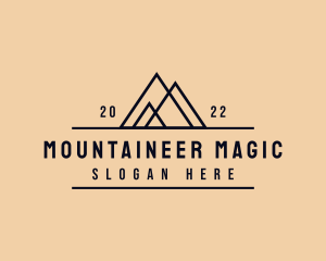 Adventure Mountain Peak logo design