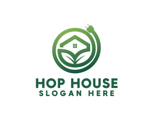 Eco Friendly House logo design