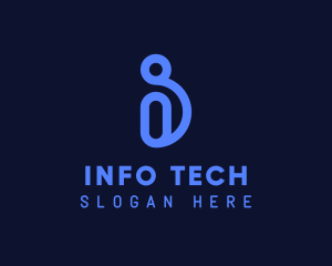 Information Tech Circuit Letter I logo