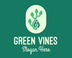 Green Organic Pharmacy logo design