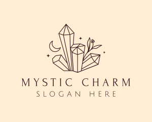 Mystic Crystals Jewelry  logo design