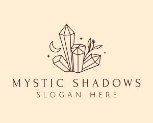 Mystic Crystals Jewelry  logo design