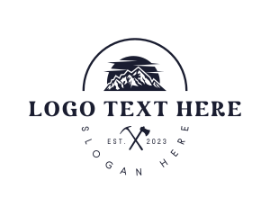 Mountain Pickaxe Hiking logo