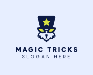 Magician Rabbit Hat logo design