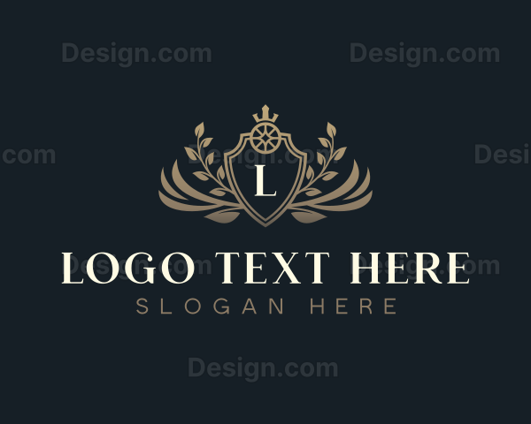 Wedding Event Wreath Logo