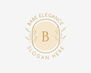 Wellness Floral Wreath  logo design