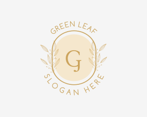 Wellness Floral Wreath  logo design