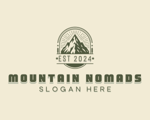 Nature Park Mountain logo design