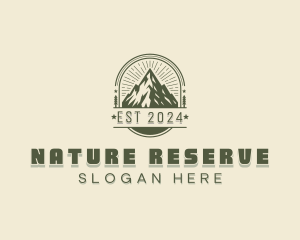 Nature Park Mountain logo design