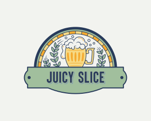 Liquor Beer Mug Logo